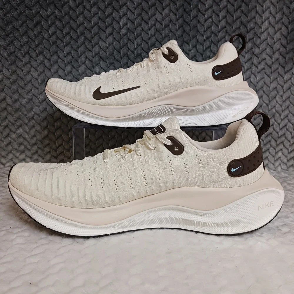 Nike React Infinity Run 4 Coconut Brown Women's Walking Running Shoes Size 11.5
